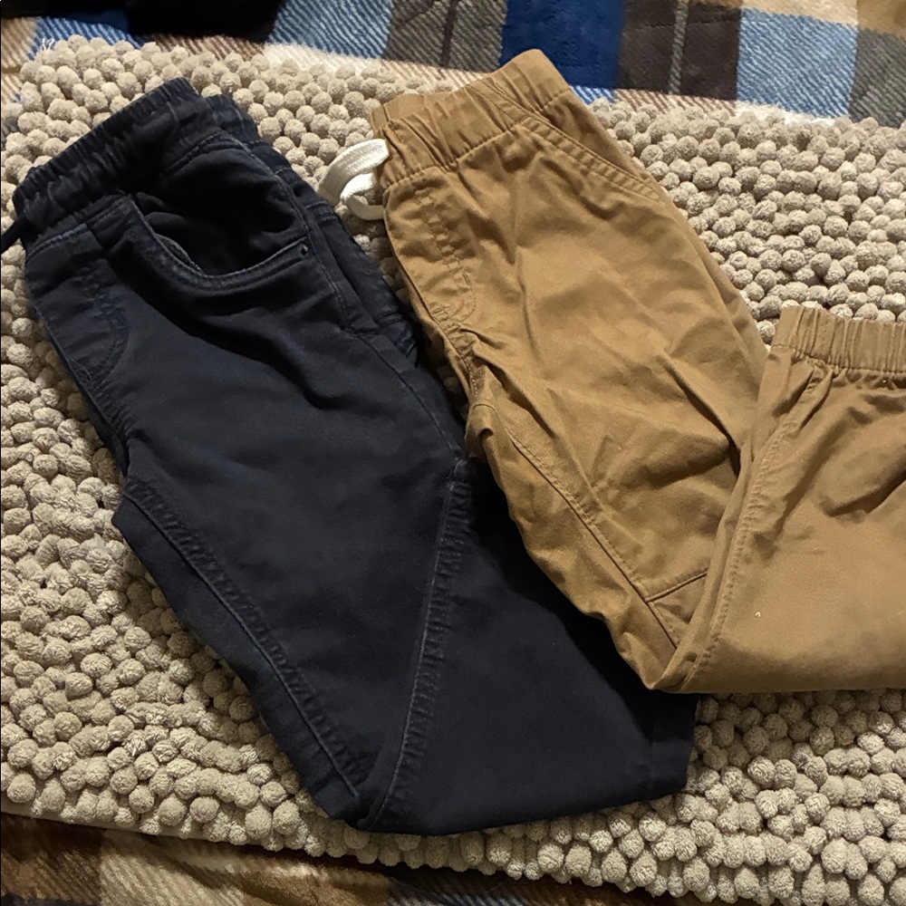 Cat & Jack Black and Tan Kids Joggers